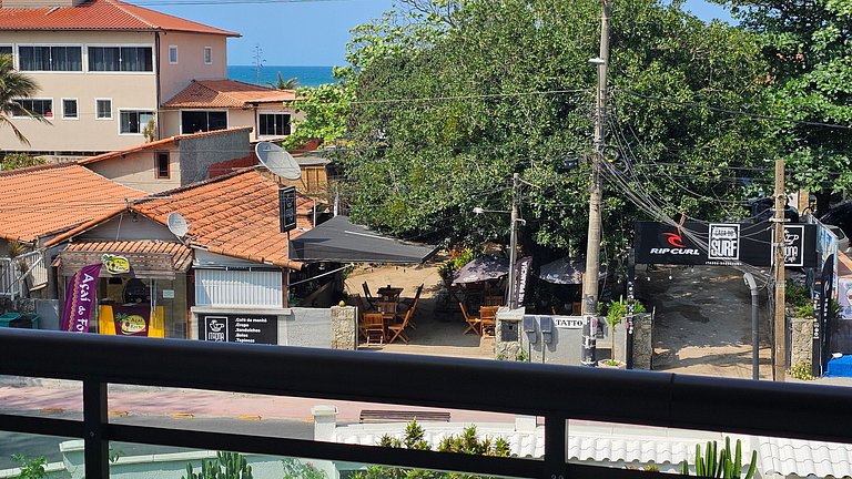 Apê 208 no surf point da WSL em Itaúna, Saquarema