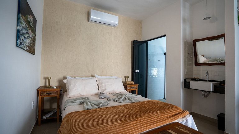 Loft Romântico Acesso à Praia Ar Condicionado Village Vilatu