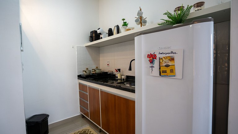 Loft Romântico Acesso à Praia Ar Condicionado