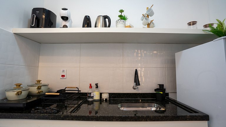 Loft 101 romântico com ar e praia em Vilatur, Saquarema
