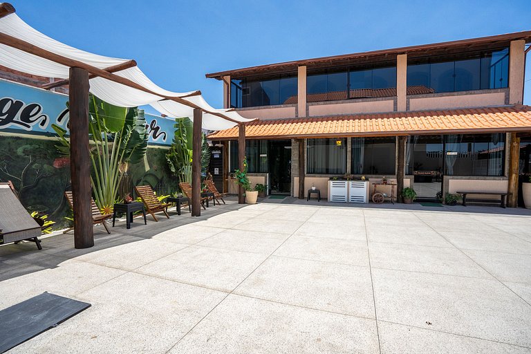 Loft Romântico Acesso à Praia Ar Condicionado