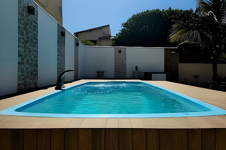 Casa 3 quartos com acesso à praia no Centro, Saquarema