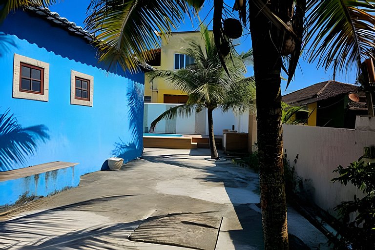 Casa 3 quartos com acesso à praia no Centro, Saquarema