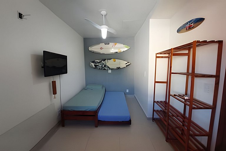 Casa 2 quartos com área gourmet e ar em Itaúna, Saquarema