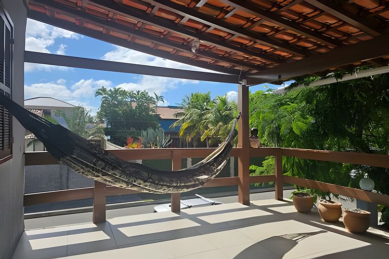 Casa 2 quartos com área gourmet e ar em Itaúna, Saquarema