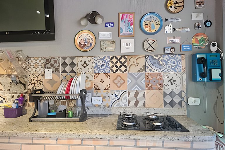 Casa 2 quartos com área gourmet e ar em Itaúna, Saquarema