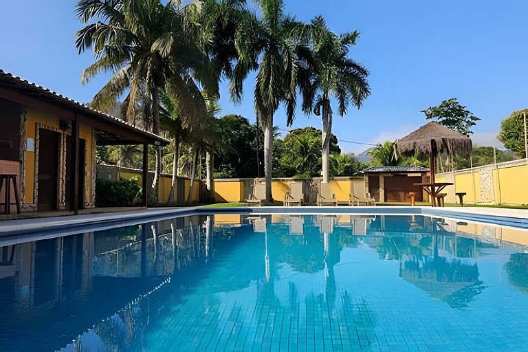 Casa 4 quartos com piscina para 16 em Ponta Negra, Maricá