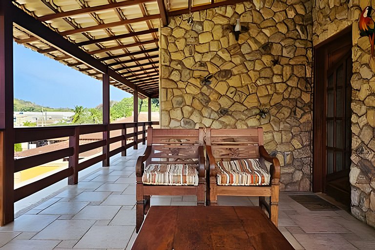 Casa 4 quartos com piscina para 16 em Ponta Negra, Maricá