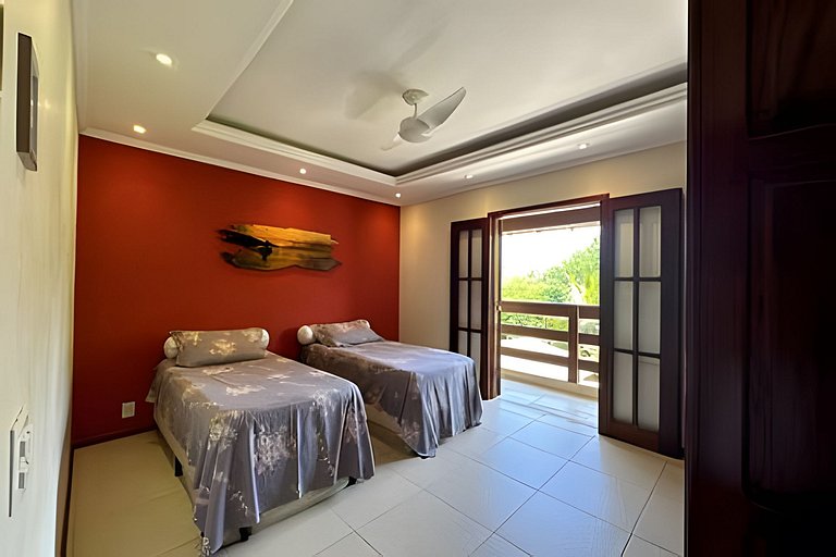 Casa 4 quartos com piscina para 16 em Ponta Negra, Maricá
