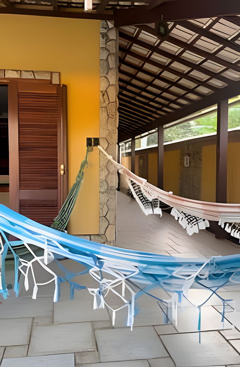 Casa 4 quartos com piscina para 16 em Ponta Negra, Maricá