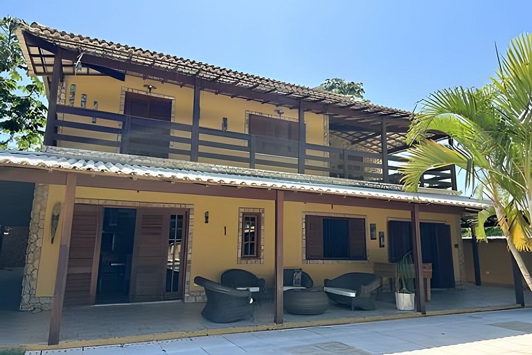 Casa 4 quartos com piscina para 16 em Ponta Negra, Maricá