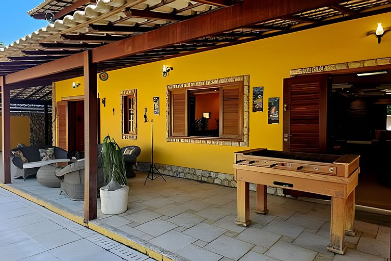 Casa 4 quartos com piscina para 16 em Ponta Negra, Maricá