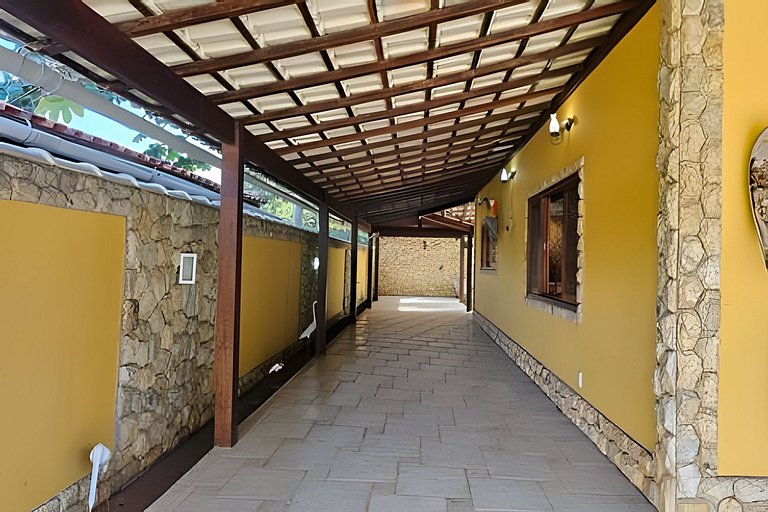 Casa 4 quartos com piscina para 16 em Ponta Negra, Maricá