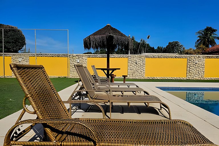 Casa 4 quartos com piscina para 16 em Ponta Negra, Maricá