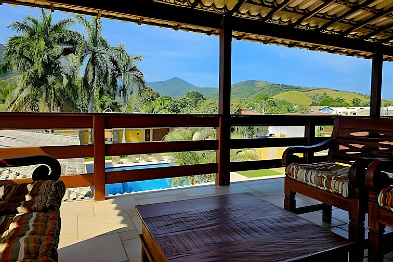 Casa 4 quartos com piscina para 16 em Ponta Negra, Maricá