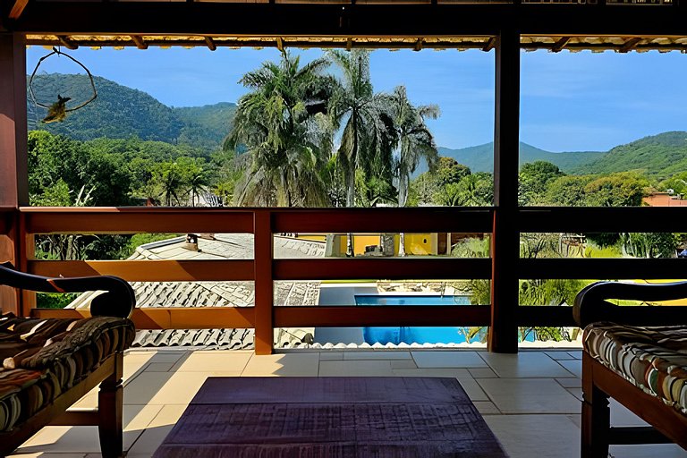 Casa 4 quartos com piscina para 16 em Ponta Negra, Maricá