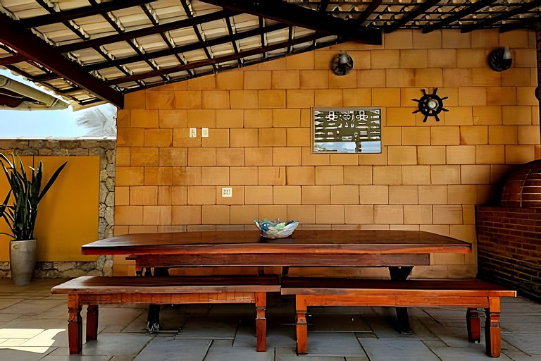 Casa 4 quartos com piscina para 16 em Ponta Negra, Maricá