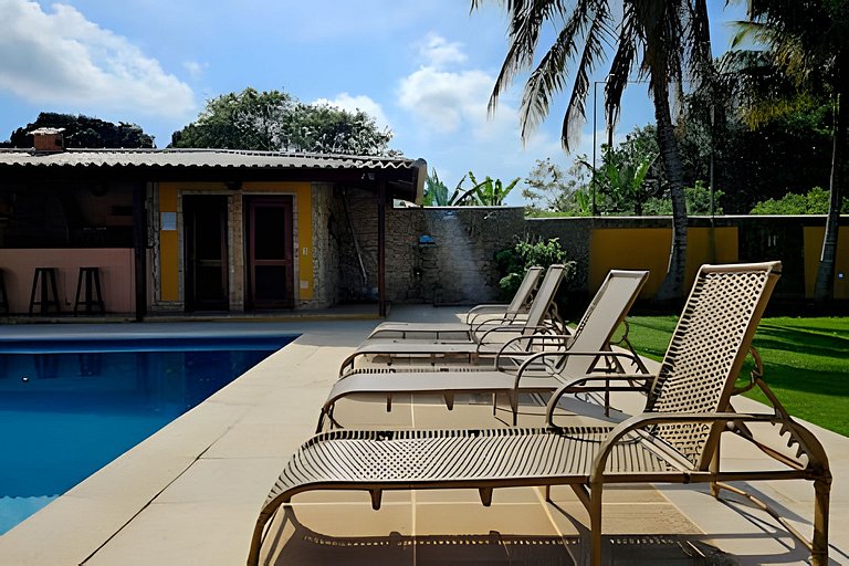 Casa 4 quartos com piscina para 16 em Ponta Negra, Maricá