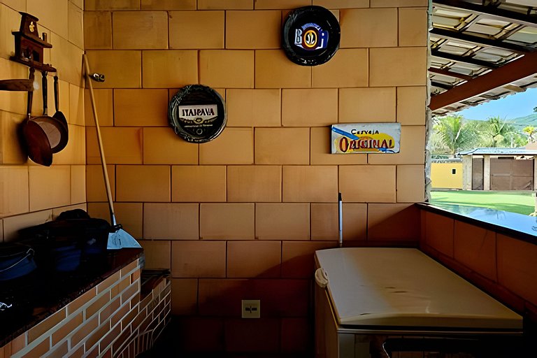 Casa 4 quartos com piscina para 16 em Ponta Negra, Maricá