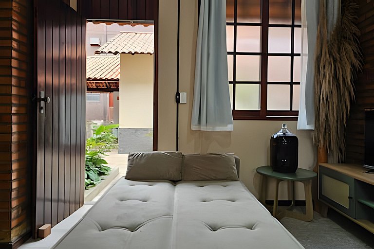 Casa com piscina e sauna em condomínio fechado em Saquarema