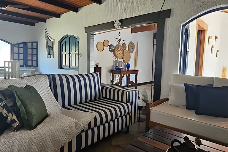Casa 5 quartos à beira da lagoa no Boqueirão, Saquarema