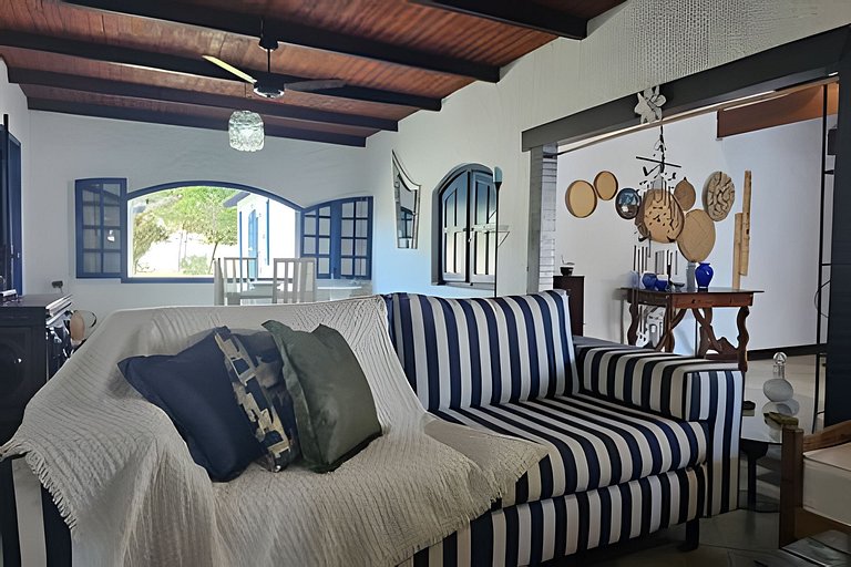 Casa 5 quartos à beira da lagoa no Boqueirão, Saquarema