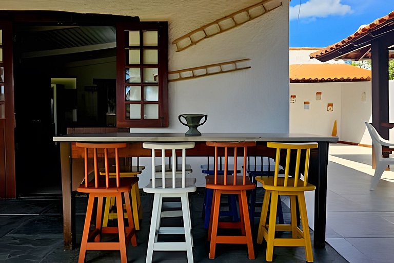 Casa 5 quartos à beira da lagoa no Boqueirão, Saquarema