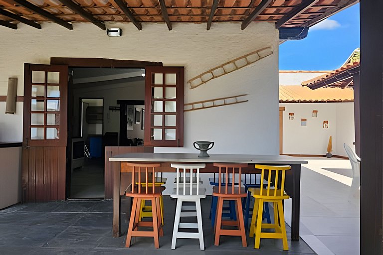 Casa 5 quartos à beira da lagoa no Boqueirão, Saquarema