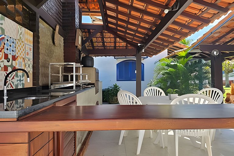 Casa 5 quartos à beira da lagoa no Boqueirão, Saquarema