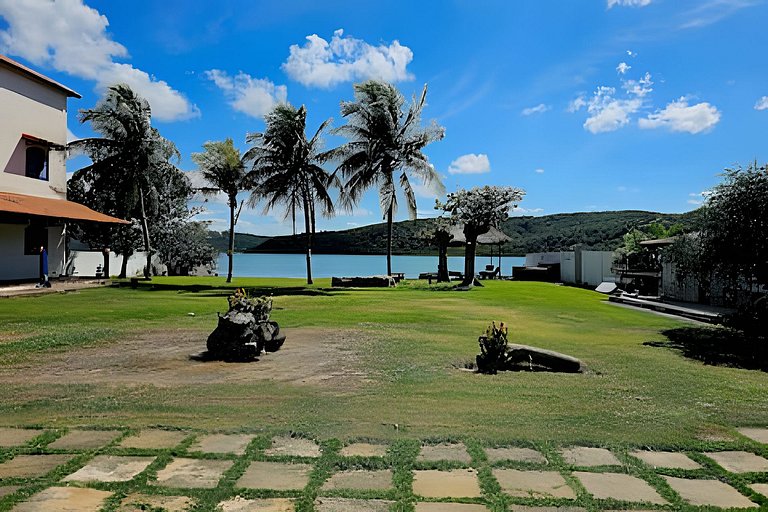 Casa 5 quartos à beira da lagoa no Boqueirão, Saquarema