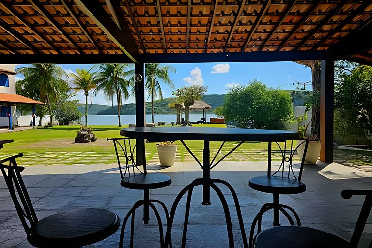 Casa 5 quartos à beira da lagoa no Boqueirão, Saquarema