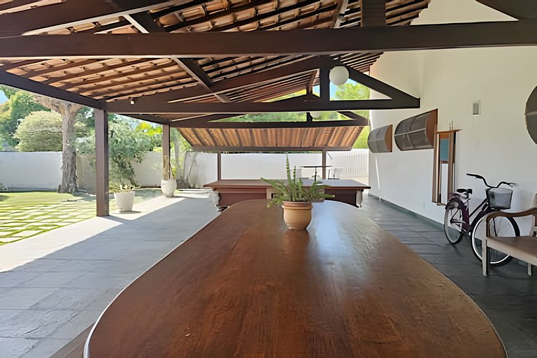 Casa 5 quartos à beira da lagoa no Boqueirão, Saquarema