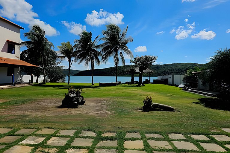 Casa 5 quartos à beira da lagoa no Boqueirão, Saquarema