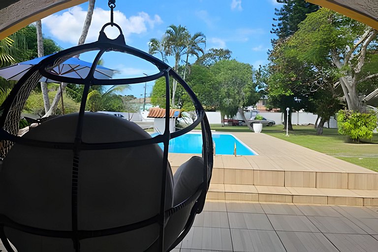Casa 5 quartos à beira da lagoa no Boqueirão, Saquarema