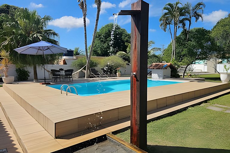 Casa 5 quartos à beira da lagoa no Boqueirão, Saquarema