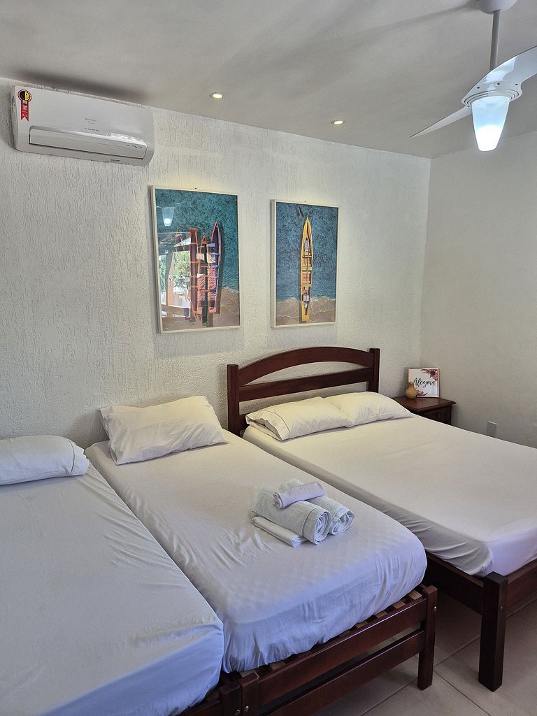 Casa 2 quartos com área gourmet e ar em Itaúna, Saquarema