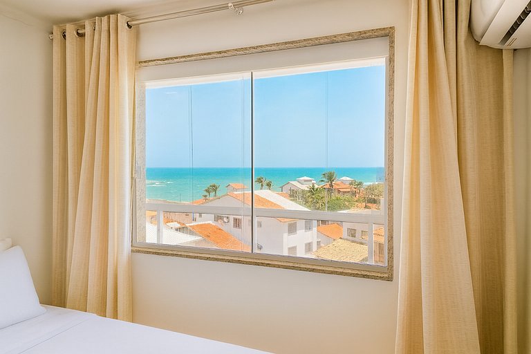 Vista Espetacular para Mar de Itaúna e WSL com Ar