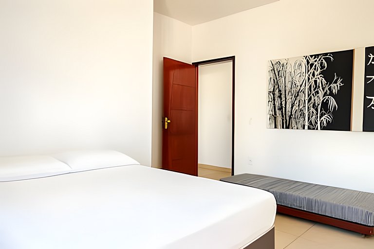 Itaúna Pé na Areia • Vista Mar • Ar Condicionado