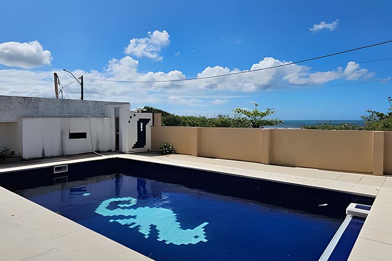 Itaúna Pé na Areia • Vista Mar • Ar Condicionado