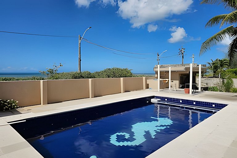 Itaúna Pé na Areia • Vista Mar • Ar Condicionado