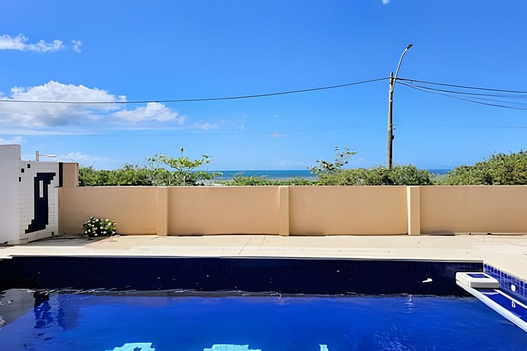 Itaúna Pé na Areia • Vista Mar • Ar Condicionado