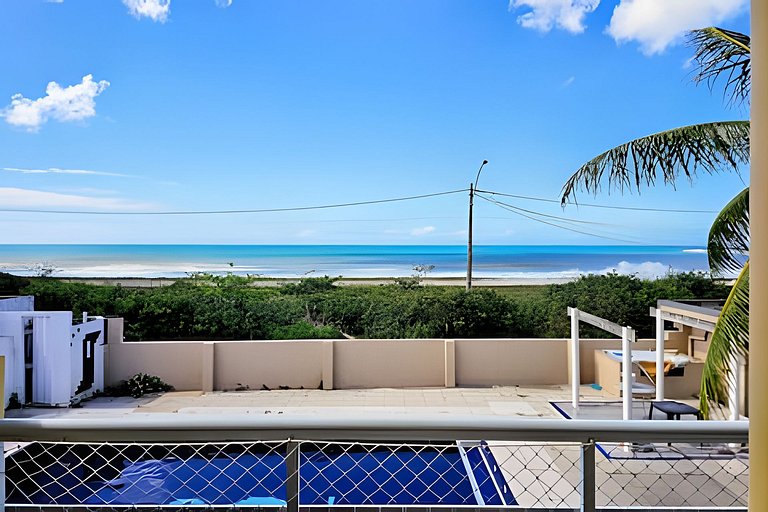 Apê pé na areia com vista para o mar em Itaúna, Saquarema
