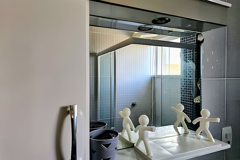 Itaúna Pé na Areia • Vista Mar • Ar Condicionado