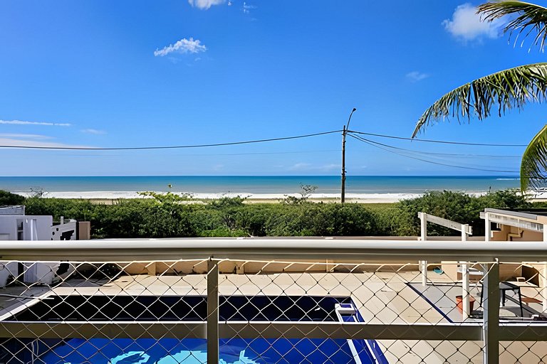 Apê pé na areia com vista para o mar em Itaúna, Saquarema