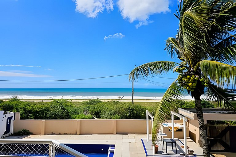 Itaúna Pé na Areia • Vista Mar • Ar Condicionado