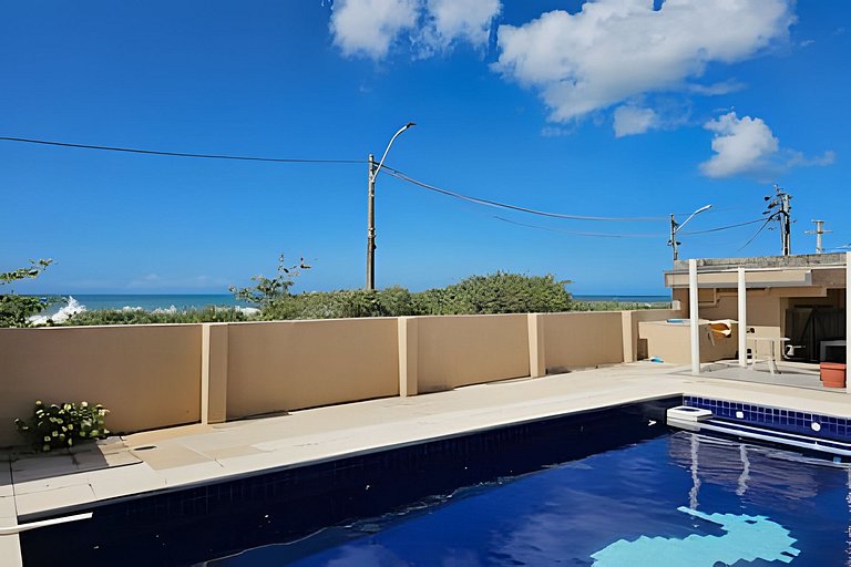 Apê pé na areia com vista para o mar em Itaúna, Saquarema