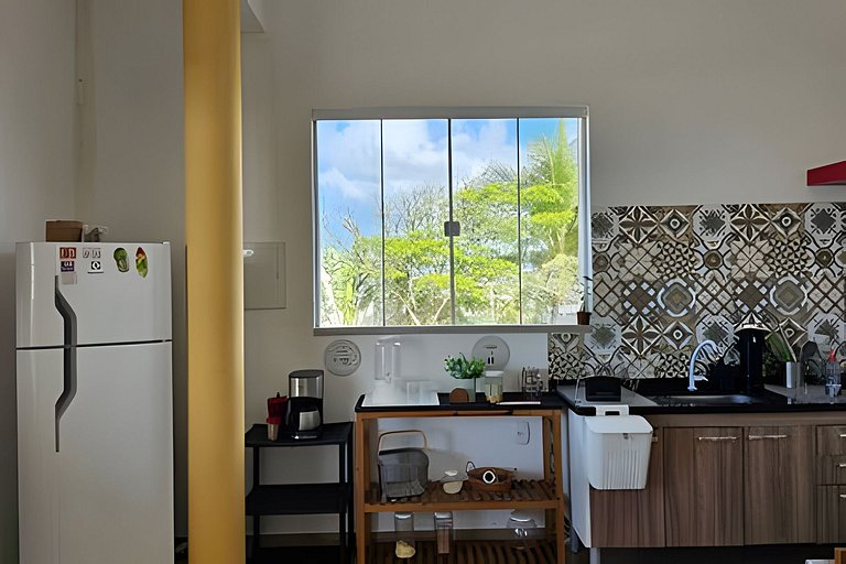 Itaúna Pé na Areia • Vista Mar • Ar Condicionado