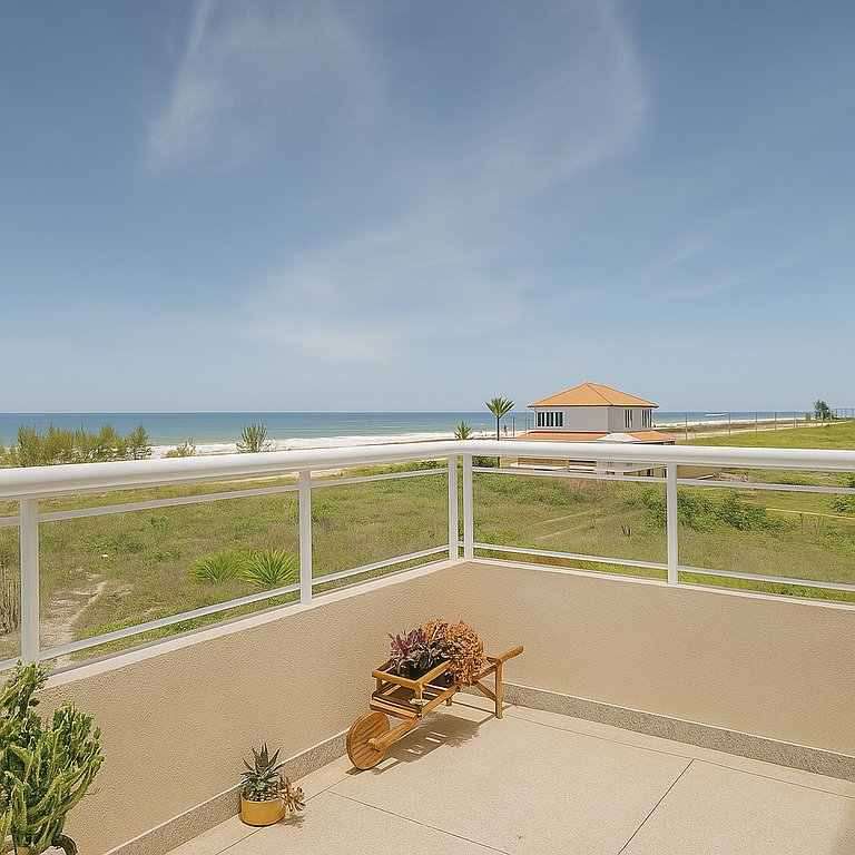 Casa 107 para 8 com ar e acesso à praia em Vilatur