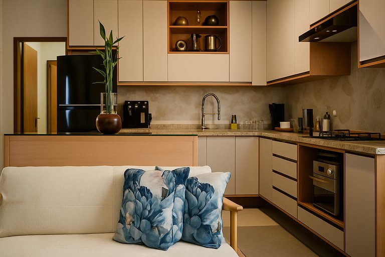 Casa 107 para 8 com ar e acesso à praia em Vilatur