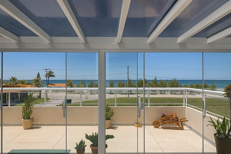 Casa 107 para 8 com ar e acesso à praia em Vilatur